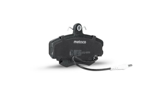 Колодки тормозные дисковые Metaco, передние, комплект на ось (4 шт), арт. 3000-004