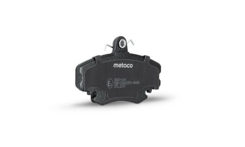 Колодки тормозные дисковые Metaco, передние, комплект на ось (4 шт), арт. 3000-004