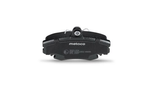 Колодки тормозные дисковые Metaco, передние, комплект на ось (4 шт), арт. 3000-004