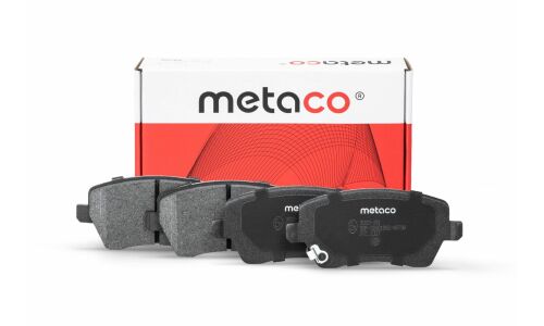 Колодки тормозные дисковые Metaco, передние, комплект на ось (4 шт), арт. 3000-151