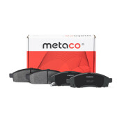 Колодки тормозные дисковые | перед METACO, арт. 3000-024