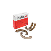 Колодки барабанные ручного тормоза к-кт METACO, арт. 3030-037