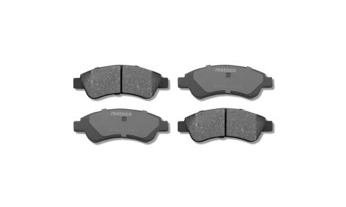 Колодки тормозные дисковые Metaco, задние, комплект на ось (4 шт), арт. 3010-044