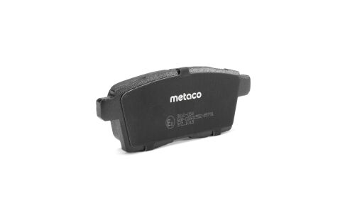 Колодки тормозные дисковые Metaco, задние, комплект на ось (4 шт), арт. 3010-054