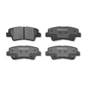 Колодки тормозные дисковые Metaco, задние, комплект на ось (4 шт), арт. 3010-021