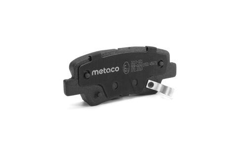 Колодки тормозные дисковые Metaco, задние, комплект на ось (4 шт), арт. 3010-021