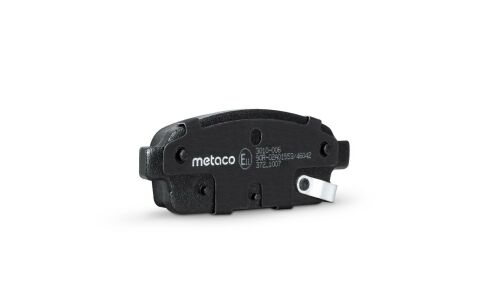 Колодки тормозные дисковые Metaco, задние, комплект на ось (4 шт), арт. 3010-006