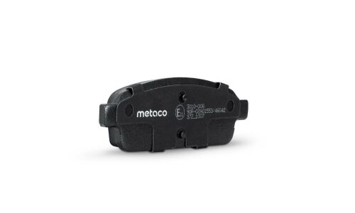 Колодки тормозные дисковые Metaco, задние, комплект на ось (4 шт), арт. 3010-006