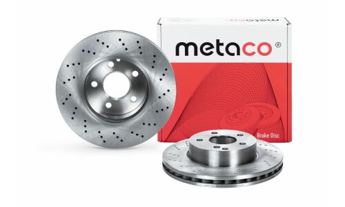 Диск тормозной вентилируемый | перед METACO, арт. 3050-162