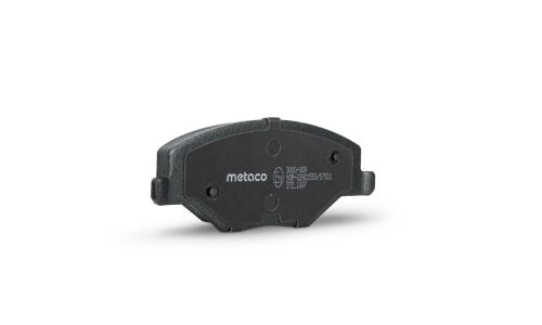 Колодки тормозные дисковые Metaco, передние, комплект на ось (4 шт), арт. 3000-009