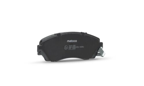 Колодки тормозные дисковые Metaco, передние, комплект на ось (4 шт), арт. 3000-282