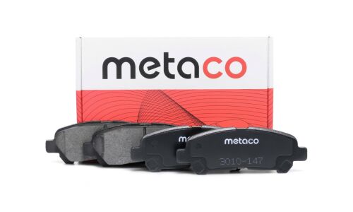 Колодки тормозные дисковые Metaco, задние, комплект на ось (4 шт), арт. 3010-147