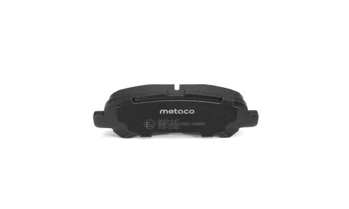 Колодки тормозные дисковые Metaco, задние, комплект на ось (4 шт), арт. 3010-147