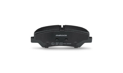 Колодки тормозные дисковые Metaco, передние, комплект на ось (4 шт), арт. 3000-003