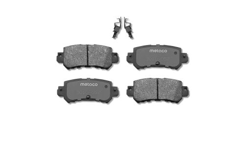 Колодки тормозные дисковые | зад METACO, арт. 3010-057