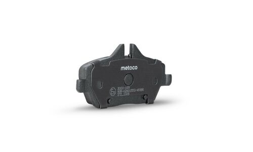 Колодки тормозные дисковые Metaco, передние, комплект на ось (4 шт), арт. 3000-169