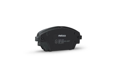 Колодки тормозные дисковые Metaco, передние, комплект на ось (4 шт), арт. 3000-235