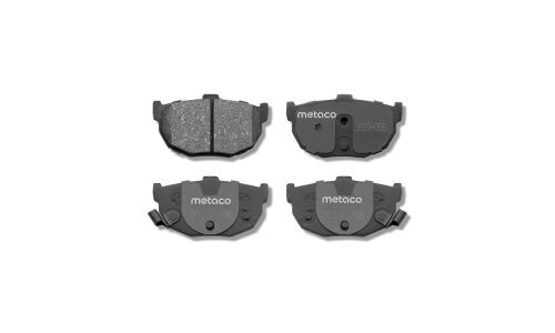 Колодки тормозные дисковые Metaco, задние, комплект на ось (4 шт), арт. 3010-058