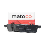 Колодки тормозные дисковые Metaco, задние, комплект на ось (4 шт), арт. 3010-169