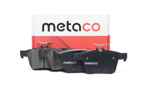 Колодки тормозные дисковые Metaco, задние, комплект на ось (4 шт), арт. 3010-169