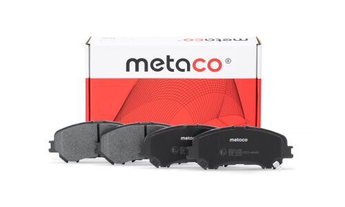 Колодки тормозные дисковые Metaco, передние, комплект на ось (4 шт), арт. 3000-192