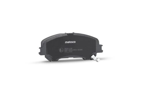Колодки тормозные дисковые Metaco, передние, комплект на ось (4 шт), арт. 3000-192