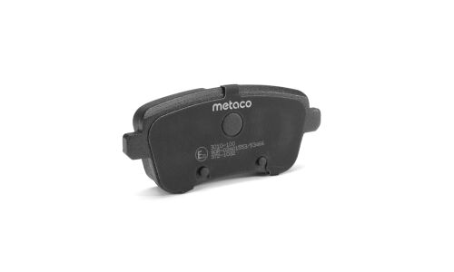 Колодки тормозные дисковые Metaco, задние, комплект на ось (4 шт), арт. 3010-100