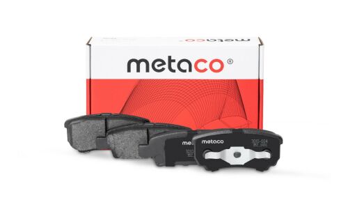 Колодки тормозные дисковые Metaco, задние, комплект на ось (4 шт), арт. 3010-004