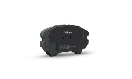 Колодки тормозные дисковые Metaco, передние, комплект на ось (4 шт), арт. 3000-096