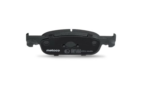 Колодки тормозные дисковые Metaco, передние, комплект на ось (4 шт), арт. 3000-414