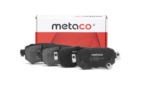 Колодки тормозные дисковые | зад METACO, арт. 3010-210