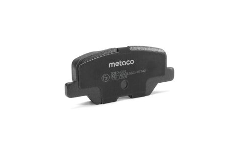 Колодки тормозные дисковые Metaco, задние, комплект на ось (4 шт), арт. 3010-031