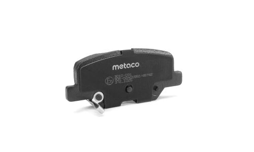 Колодки тормозные дисковые Metaco, задние, комплект на ось (4 шт), арт. 3010-031