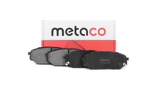 Колодки тормозные дисковые Metaco, передние, комплект на ось (4 шт), арт. 3000-441