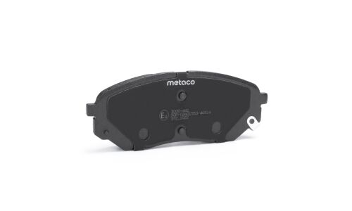 Колодки тормозные дисковые Metaco, передние, комплект на ось (4 шт), арт. 3000-441