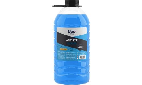 Стеклоомывающая жидкость BiBiCare Anti Ice, зимняя, -20°С, без метанола, 3.9л, арт. 4032