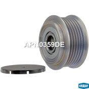 Шкив генератора с обгонной муфтой Krauf, арт. APN0359DE