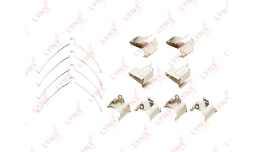 Комплект монтажный дисковых тормозных колодок LYNXauto, арт. BC-8246