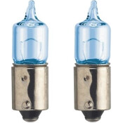 Лампа Philips WhiteVision Ultra H6W (BAX9s, T9), 12В, 6Вт, 3100К, комплект 2 шт, арт. 12036WVUB2