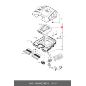Фильтр воздушный ( 4M0133843E ) VAG, арт. 4M0 133 843 G