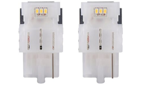 Лампа светодиодная Osram LEDriving SL W21W (W3x16d, T20), 12В, 1.4Вт (соответствует 21Вт), красная, комплект 2 шт, арт. 7505DRP-02B