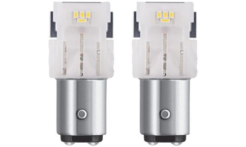 Лампа светодиодная Osram LEDriving SL P21/5W (BAY15d, S25), 12В, 2/0.4Вт (соответствует 21/5Вт), 6000К, комплект 2шт, арт. 7528DWP-02B