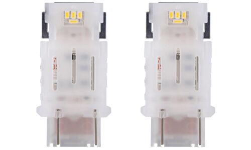 Лампа светодиодная Osram LEDriving SL P27/7W (W2.5x16q, S25), 12В, 1.7/1.7Вт (соответствует 27/7Вт), 6000К, комплект 2 шт, арт. 3157DWP-02B