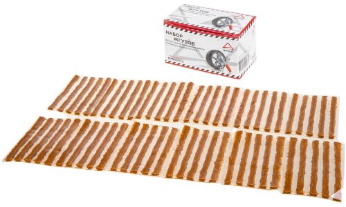 Набор жгутов усиленных для ремонта бескамерных шин L 10 см. 60 шт. ARNEZI, арт. R7950013