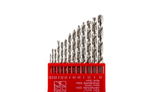 Набор сверл по металлу 13 шт. (d 1.5, 2, 2.5, 3, 3.2, 3.5, 4, 4.5, 4.8, 5, 5.5, 6, 6.5 мм ) ARNEZI, арт. R5203013