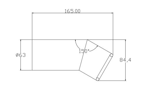 Насадка на глушитель 63х165 мм ARNEZI, арт. A0701023