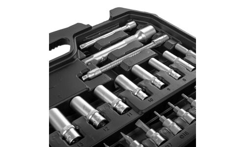 Набор инструментов Arnezi, с трещоткой, под размеры 1/2, 1/4", комплект 94 предмета, арт. R0900094