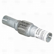 Соединитель выхлопной трубы Trialli, длина 250мм, Ø40мм, нержавеющая (алюминизированная) сталь, с гофрой, арт. EPC 4040-45100