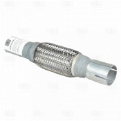 Переходник выхлопной трубы Trialli, длина 300мм, Ø40/45мм, нержавеющая (алюминизированная) сталь, с гофрой, арт. EPC 4045-45150