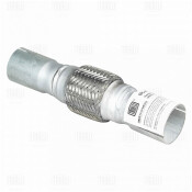 Переходник выхлопной трубы Trialli, длина 250мм, Ø45/50мм, нержавеющая (алюминизированная) сталь, с гофрой, арт. EPC 4550-45100